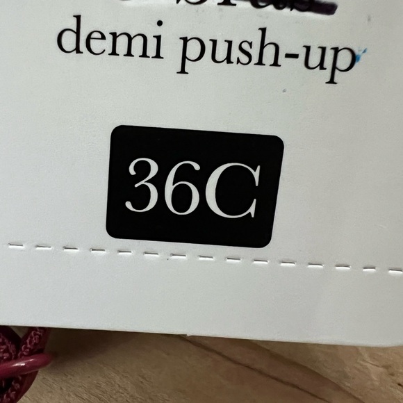 Rene Rofe 2 bras size 36c floral lace Demi push up‎ - Picture 3 of 4